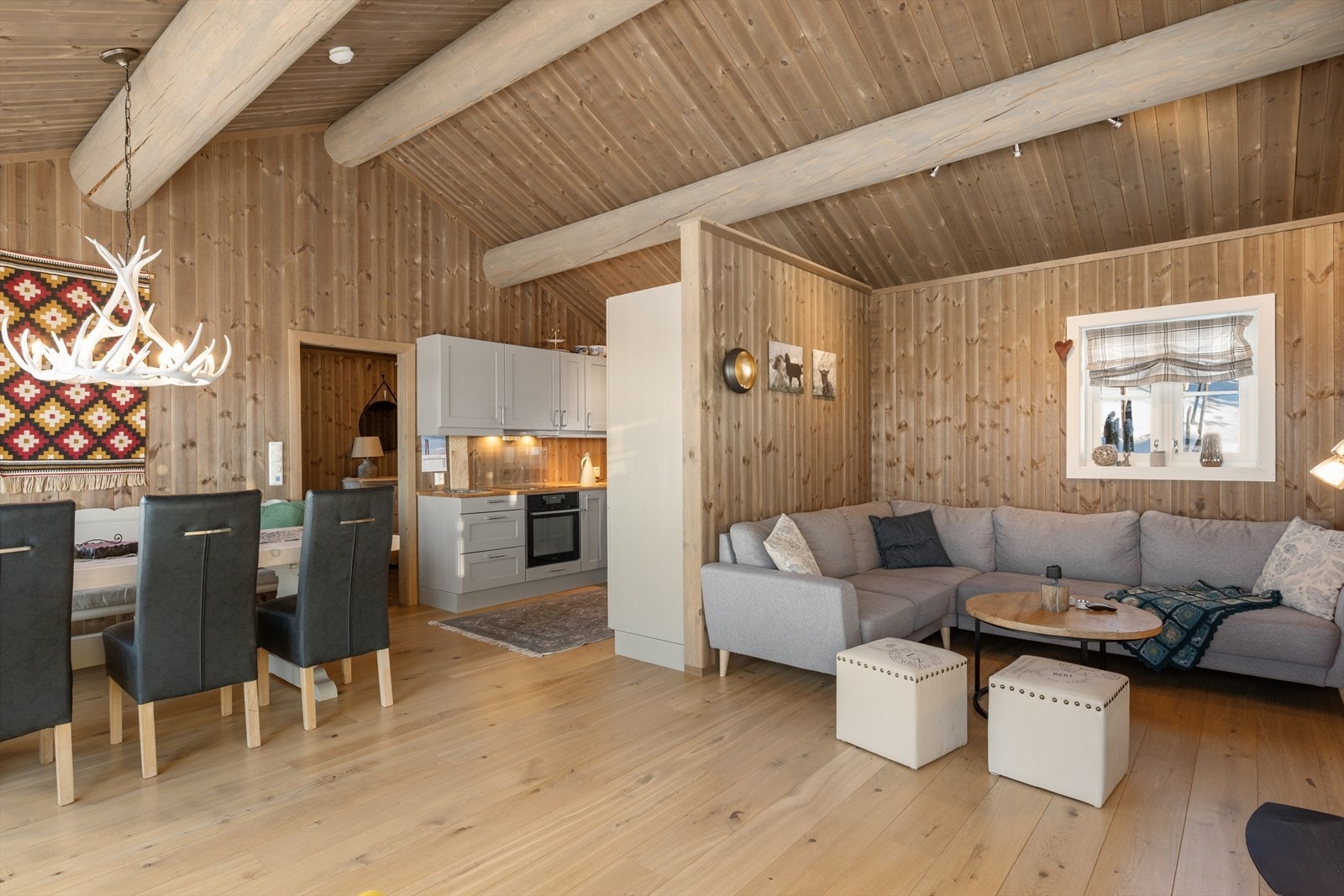 Skråhimling gir god romfølelse. Galleribilde