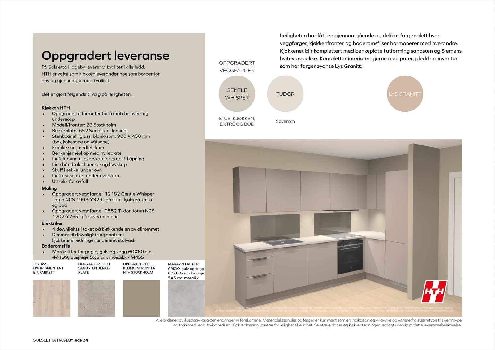 Leiligheten er vesentlig oppgradert og fremstår særdeles delikat og gjennomført. Galleribilde