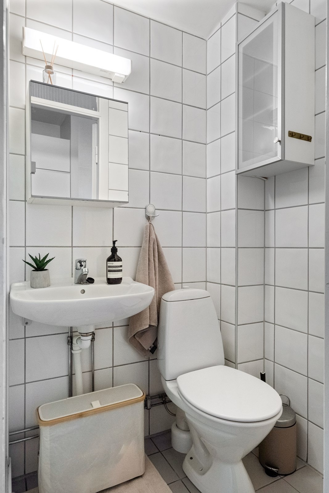 Borettslaget har felles vaskeri i kjeller, som er gratis for beboere. Galleribilde