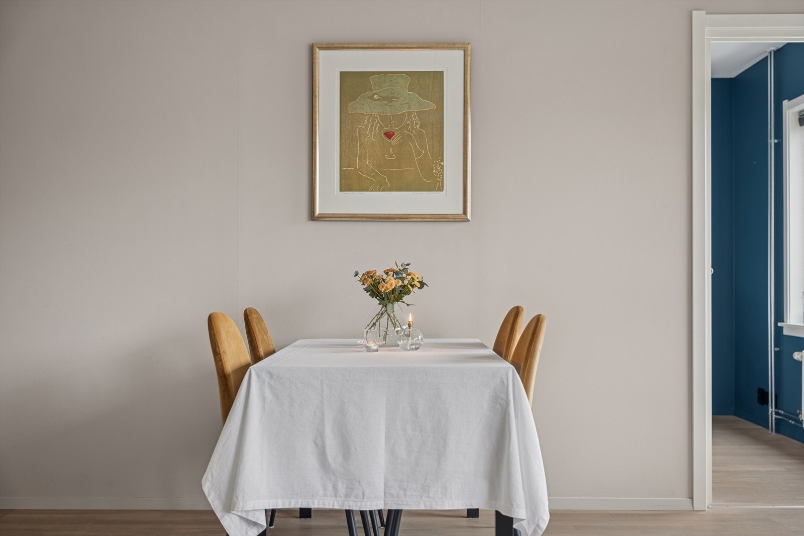 En lys og naturlig sone med mulighet for en svært god spiseplassløsning. Galleribilde