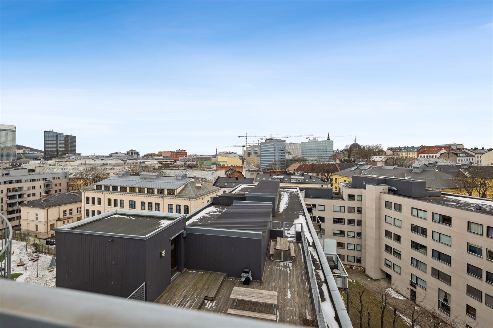 Utsikt fra takterrassen! Galleribilde