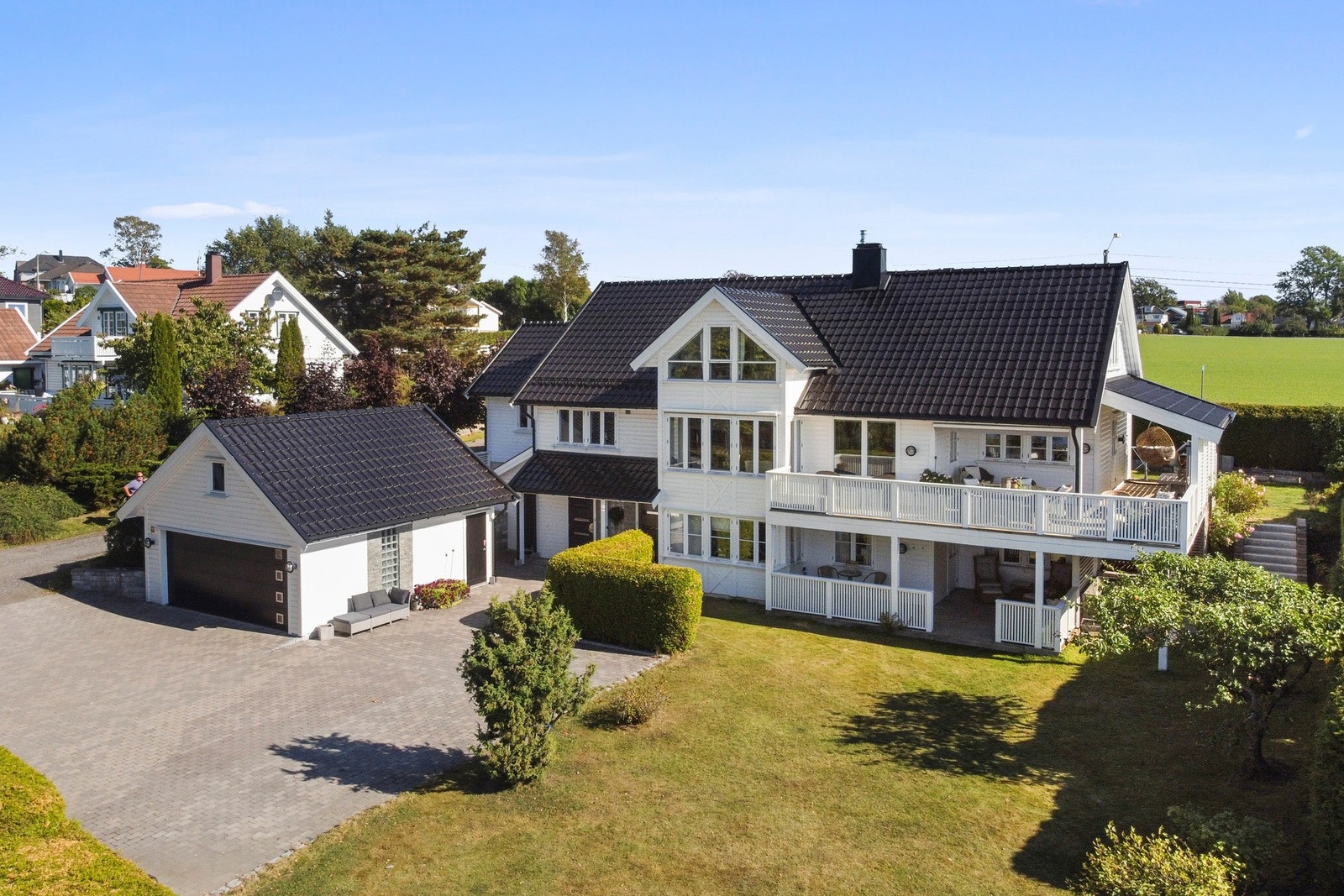 Her får du en rolig, landlig atmosfære - samtidig som sentrum ligger bare minutter unna. Galleribilde