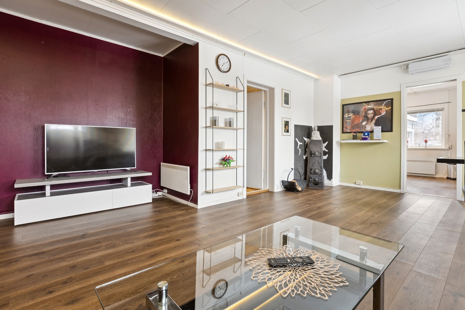 Slik ser det ut fra andre siden mot kjøkkenet. Galleribilde