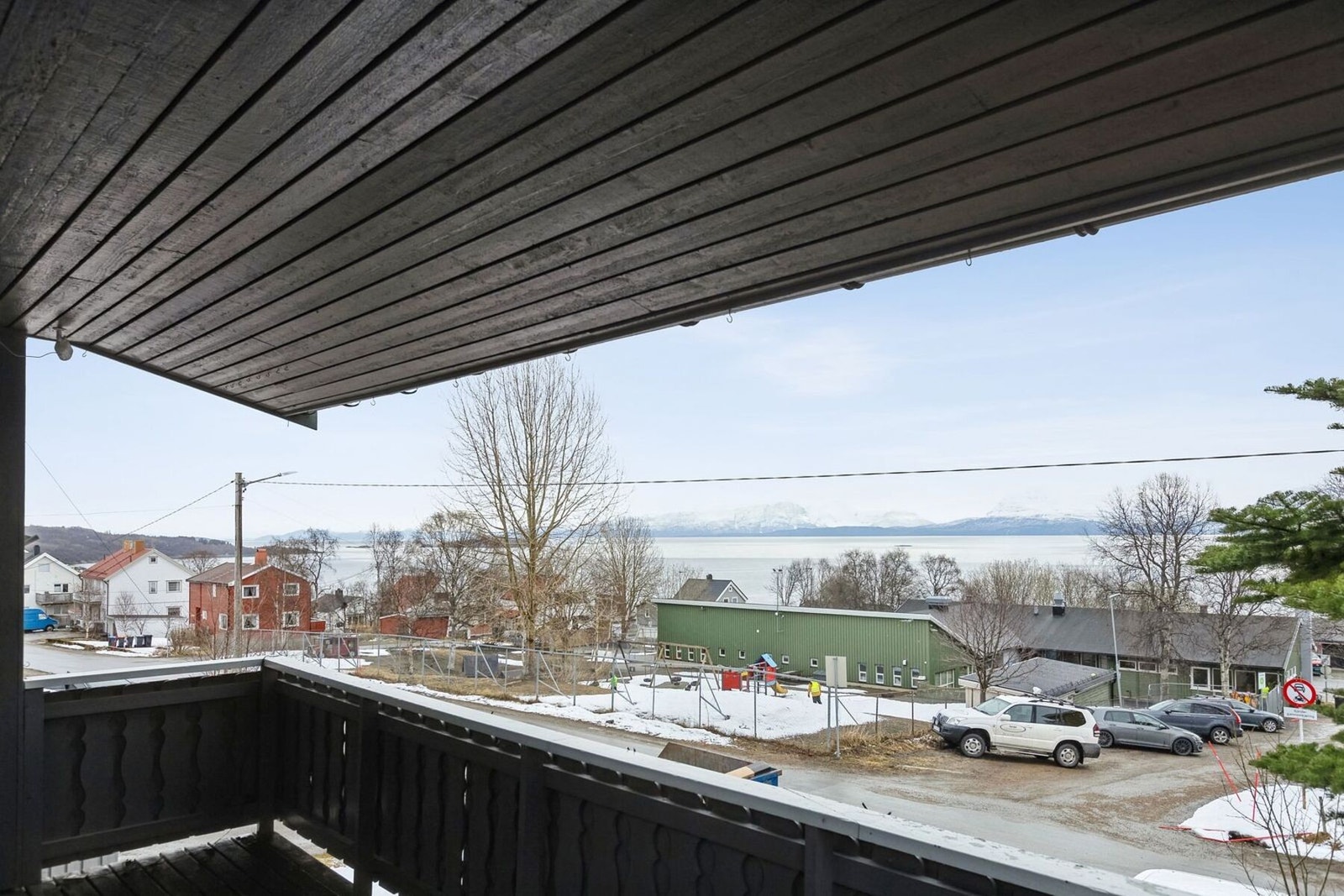 Her kan man sitte ute og kose seg selv når det regner. Galleribilde