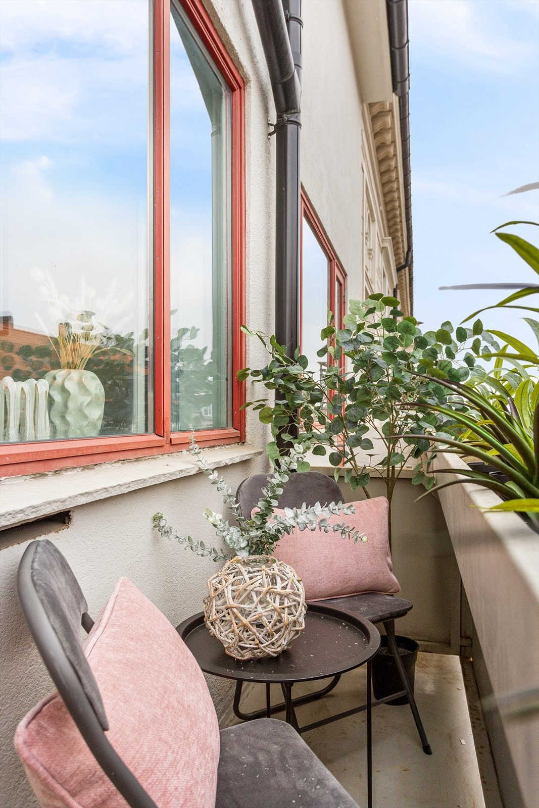 Her kan du nyte gode solforhold, høyt og fritt i 5. etasje. Galleribilde