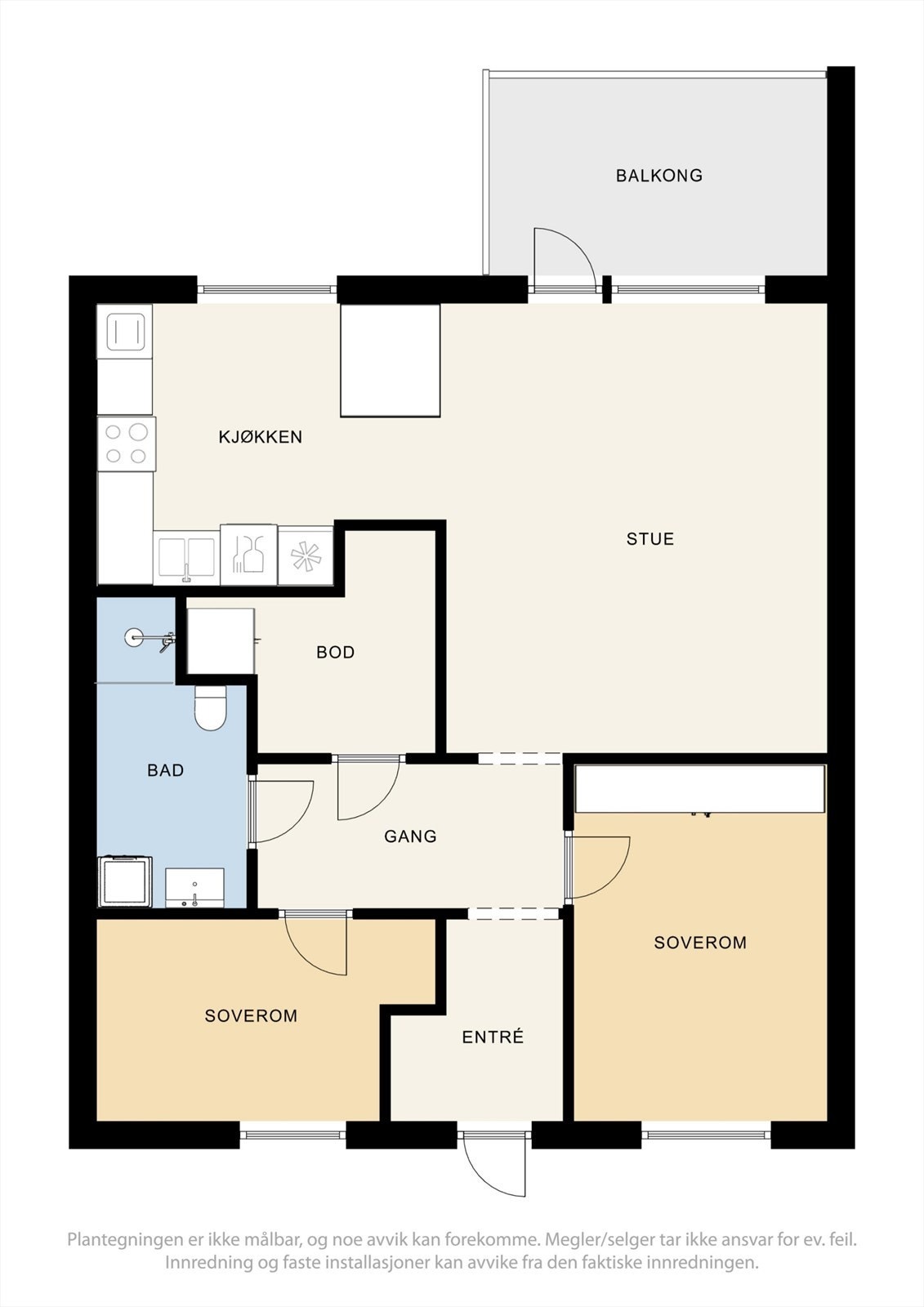 Plantegning. Galleribilde