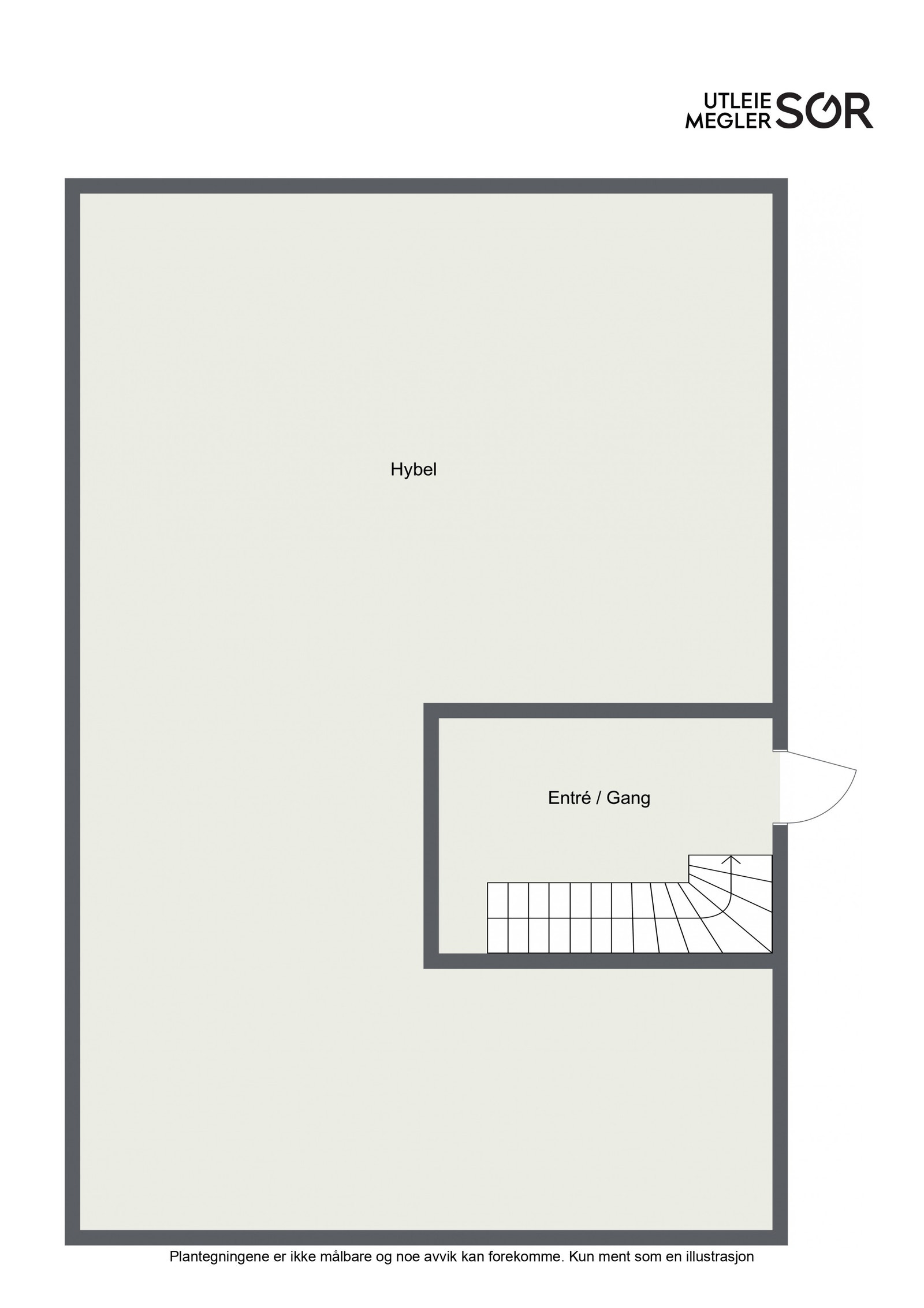 Plantegning 1 etg. Galleribilde