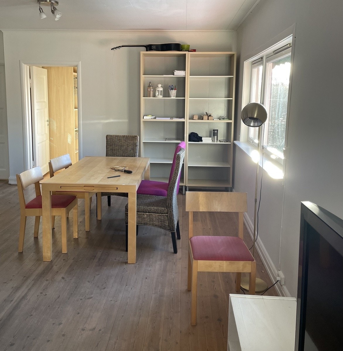 Spisedel av stue Galleribilde