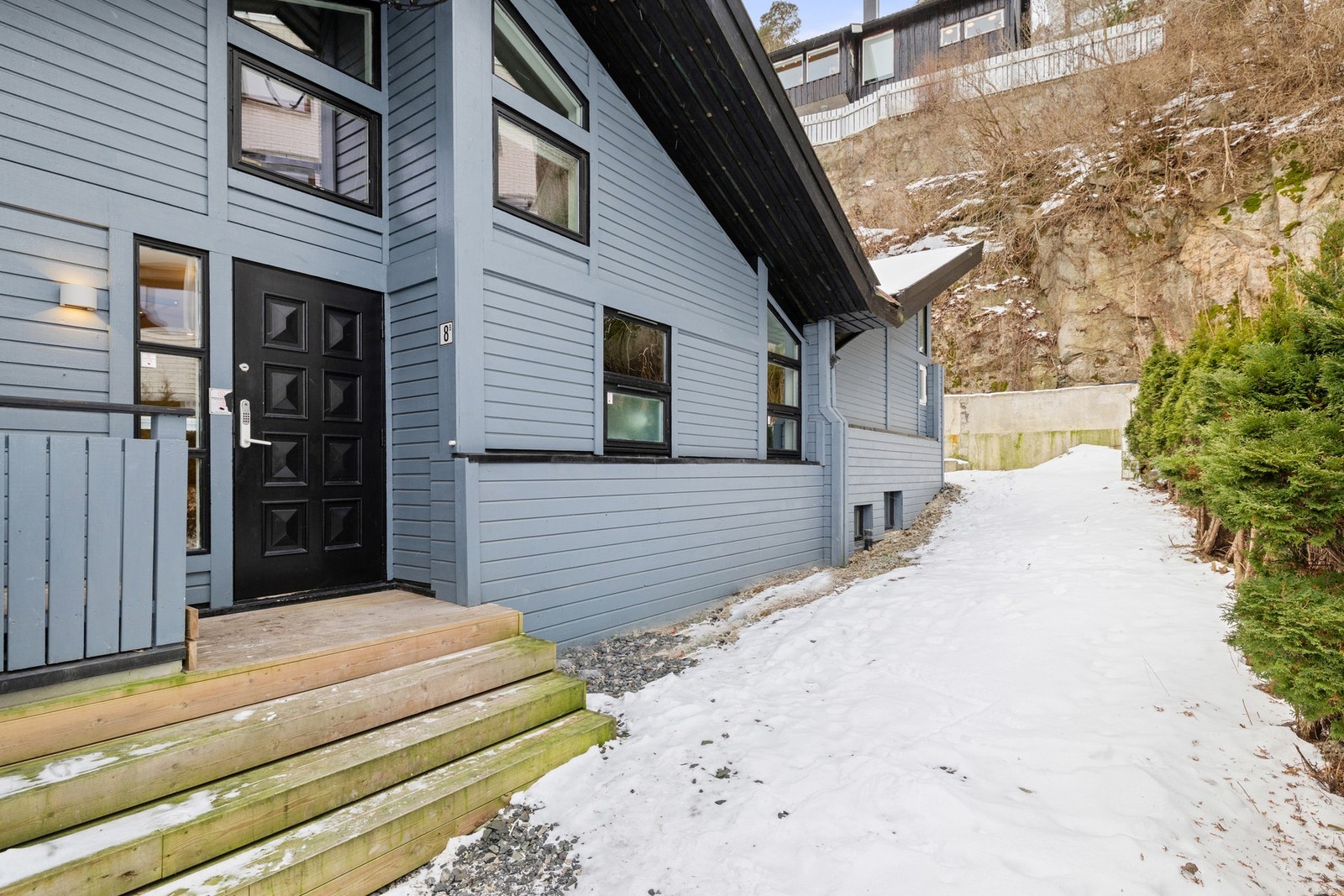 Hyggelig inngangsparti til boligen Galleribilde