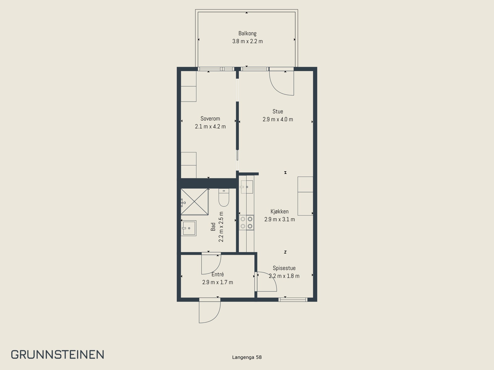 Plantegning Galleribilde