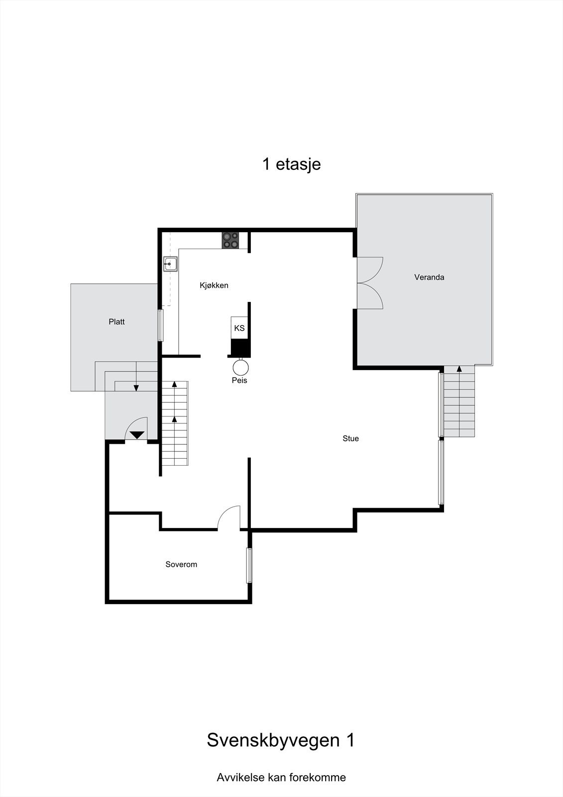 Planskisse hovedplan. Galleribilde