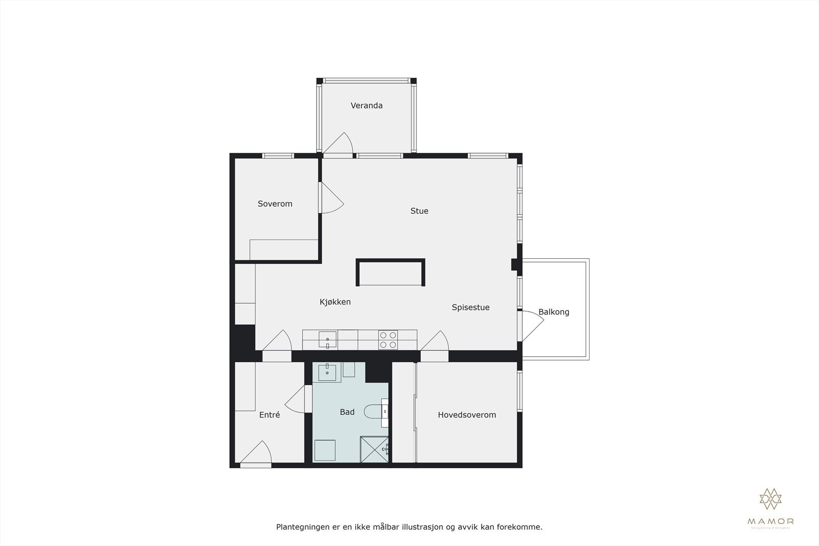 Plantegning Galleribilde