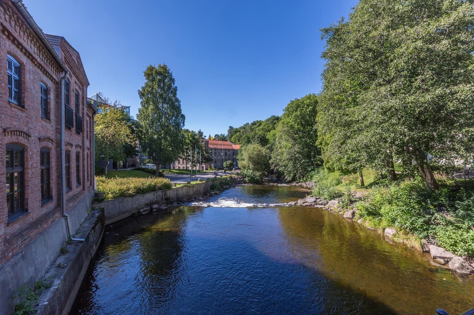 Flotte turmuligheter langs Akerselva. Galleribilde