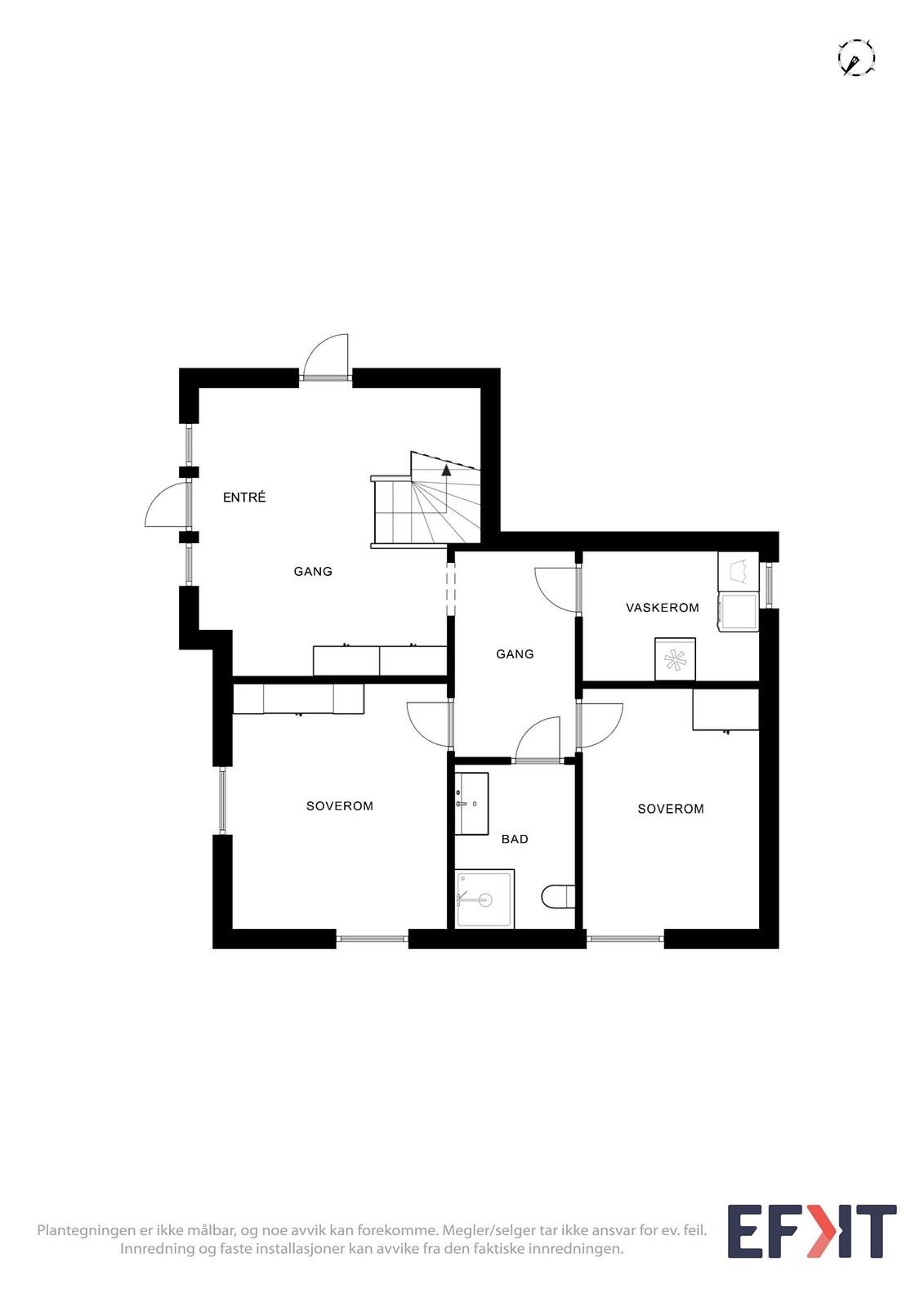 Plantegning u.etg Galleribilde