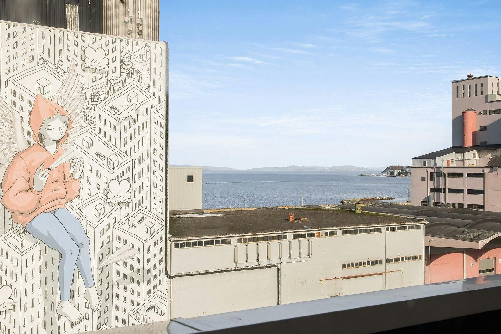 Nydelig utsikt mot Trondheimsfjorden Galleribilde