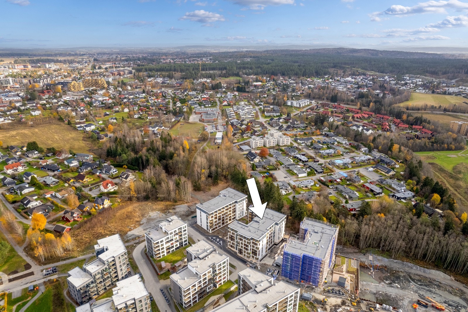 Dronefoto Galleribilde