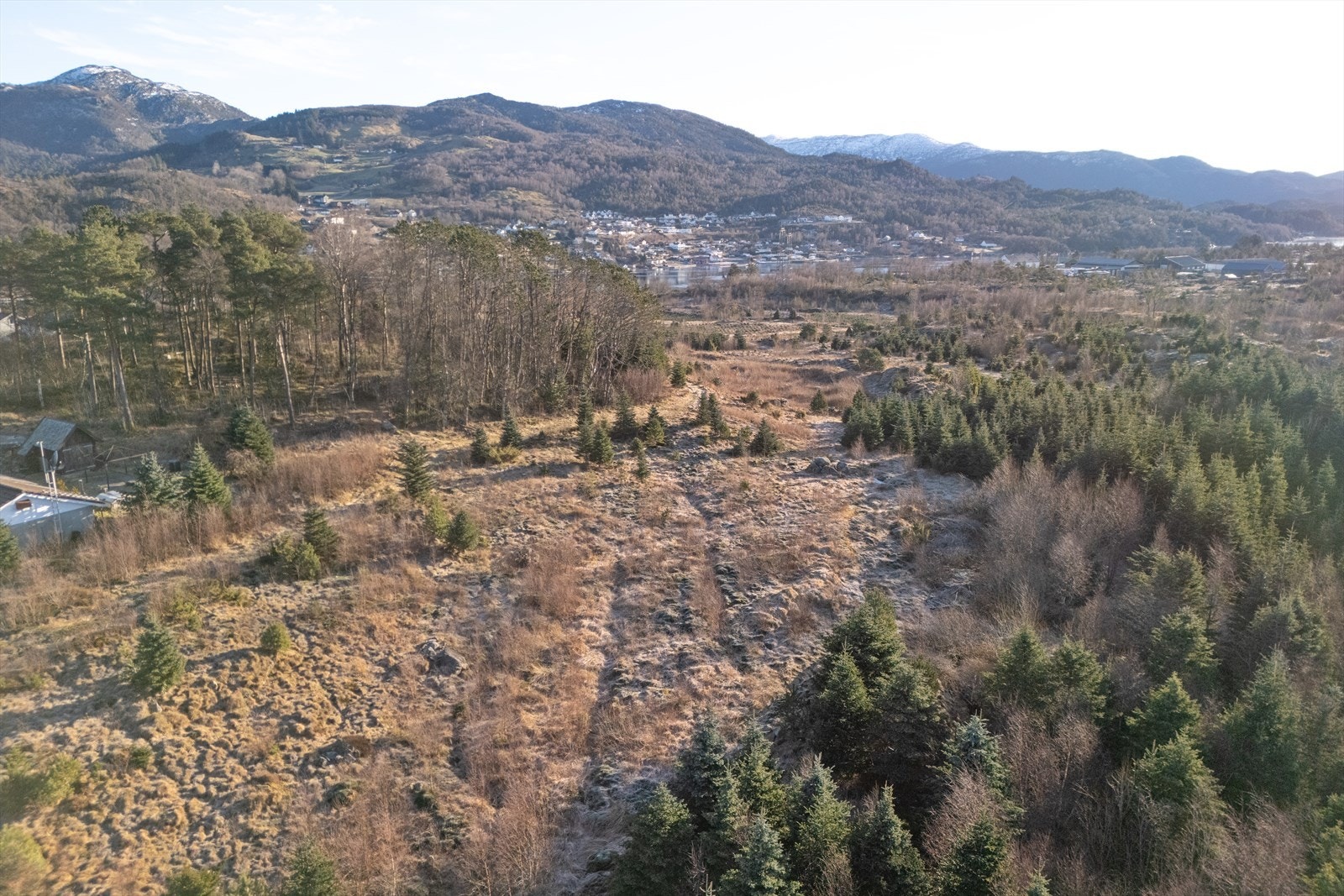 Tomta ligger tilbaketrukket i landlige, familievennlige omgivelser, samtidig som det er kort vei til Skjoldastraumen sentrum med dagligvareforretning, bensinstasjon (både for bil og båt), badestrand m.m. Galleribilde