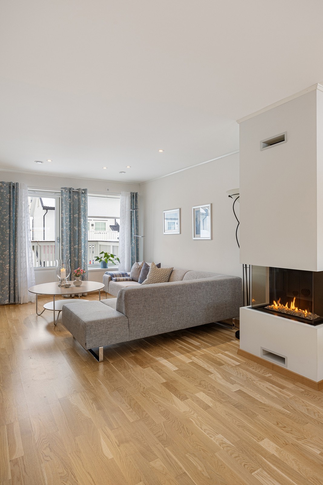 Her ligger alt til rette for lange og gode kvelder i sofakroken. Galleribilde