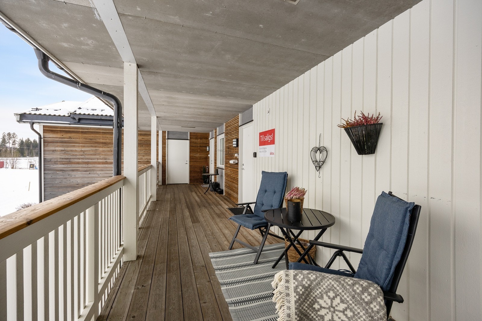 Med adkomst til boligen via svalgang. Galleribilde