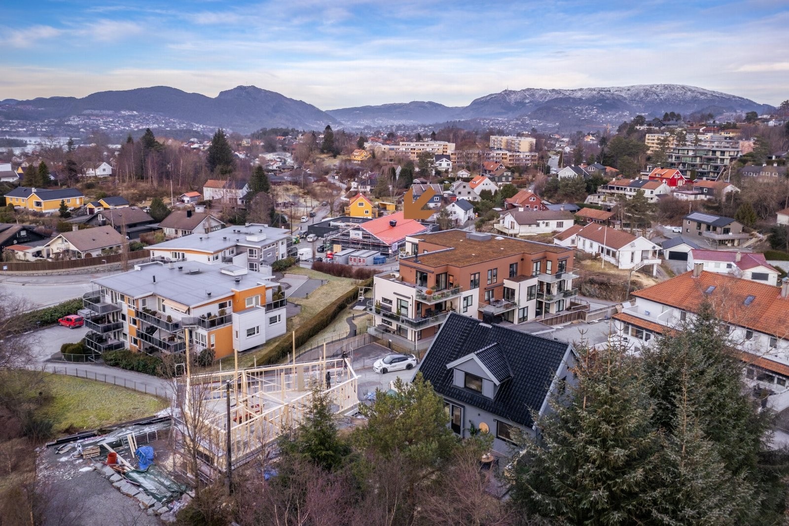 Fra boligen er det kun to minutters gange til Spar Skjoltun, som snart åpner igjen etter nybygging Galleribilde