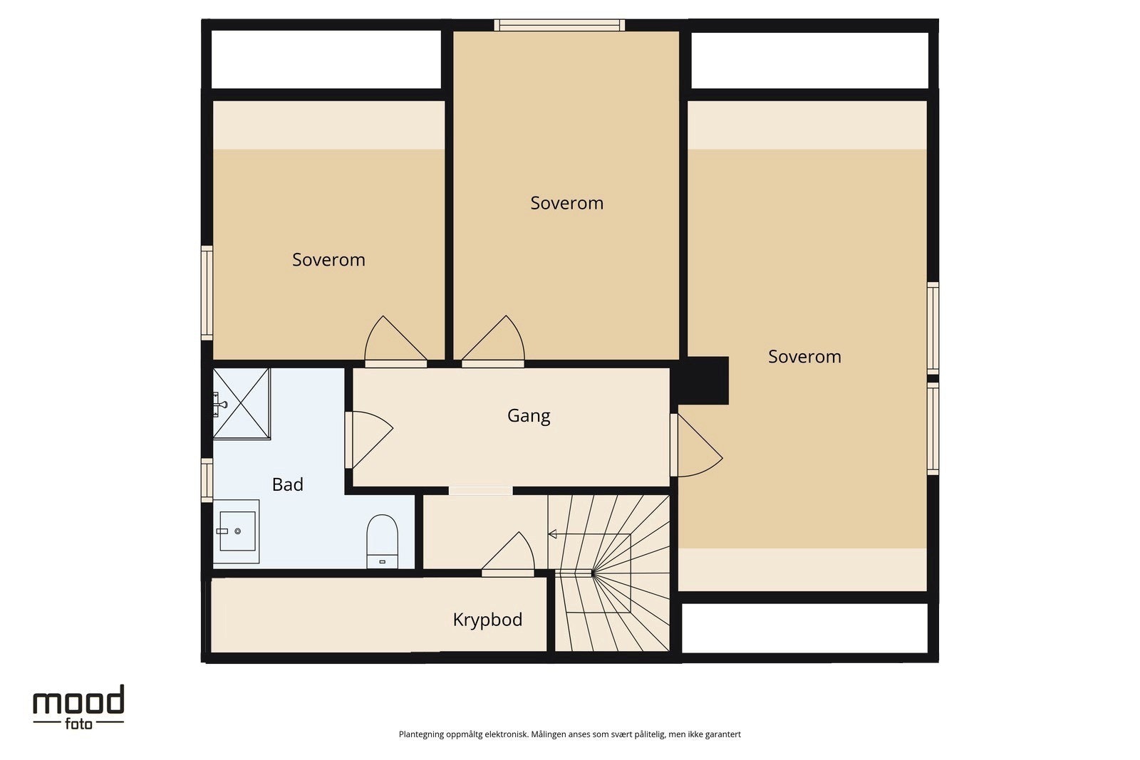 Planløsning andre etasje Galleribilde