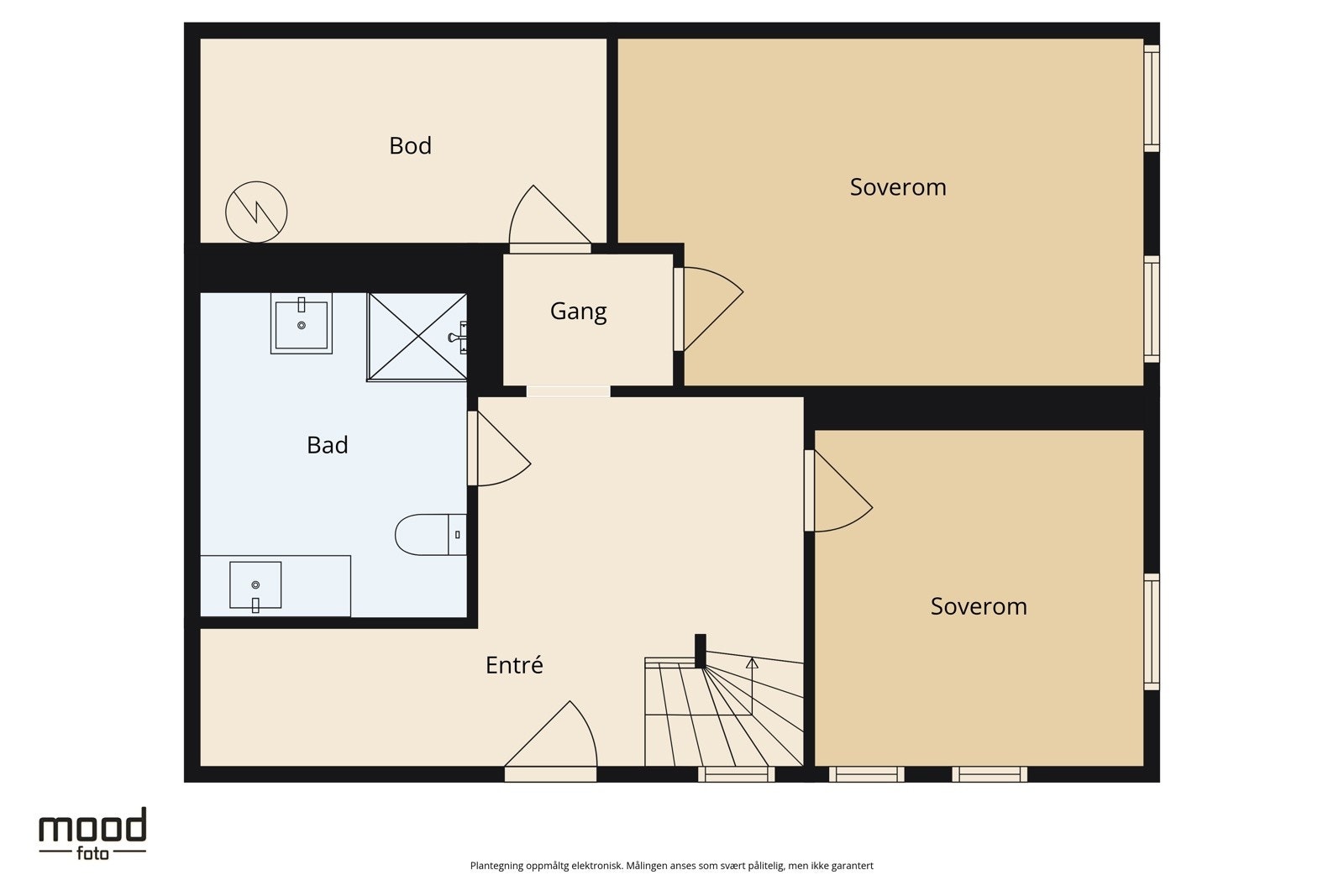 Planløsning underetasje Galleribilde