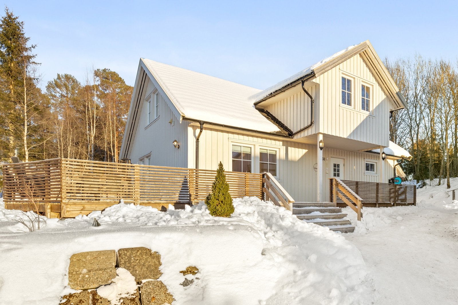 Pent opparbeidet inngangsparti Galleribilde