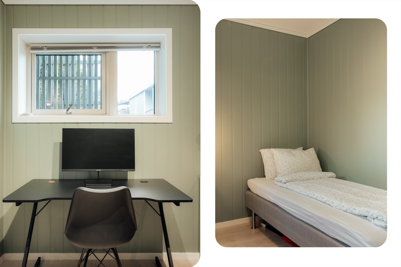 Soverom nummer to passer fint til barnerom, gjesterom eller hjemmekontor om man har behov for det Galleribilde