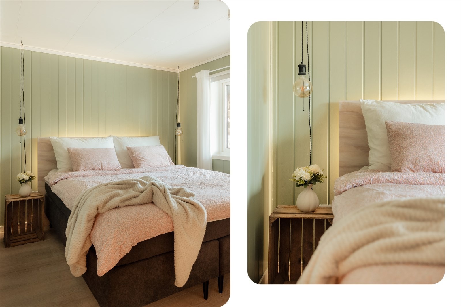 På hovedsoverommet medfølger et praktisk garderobeskap Galleribilde