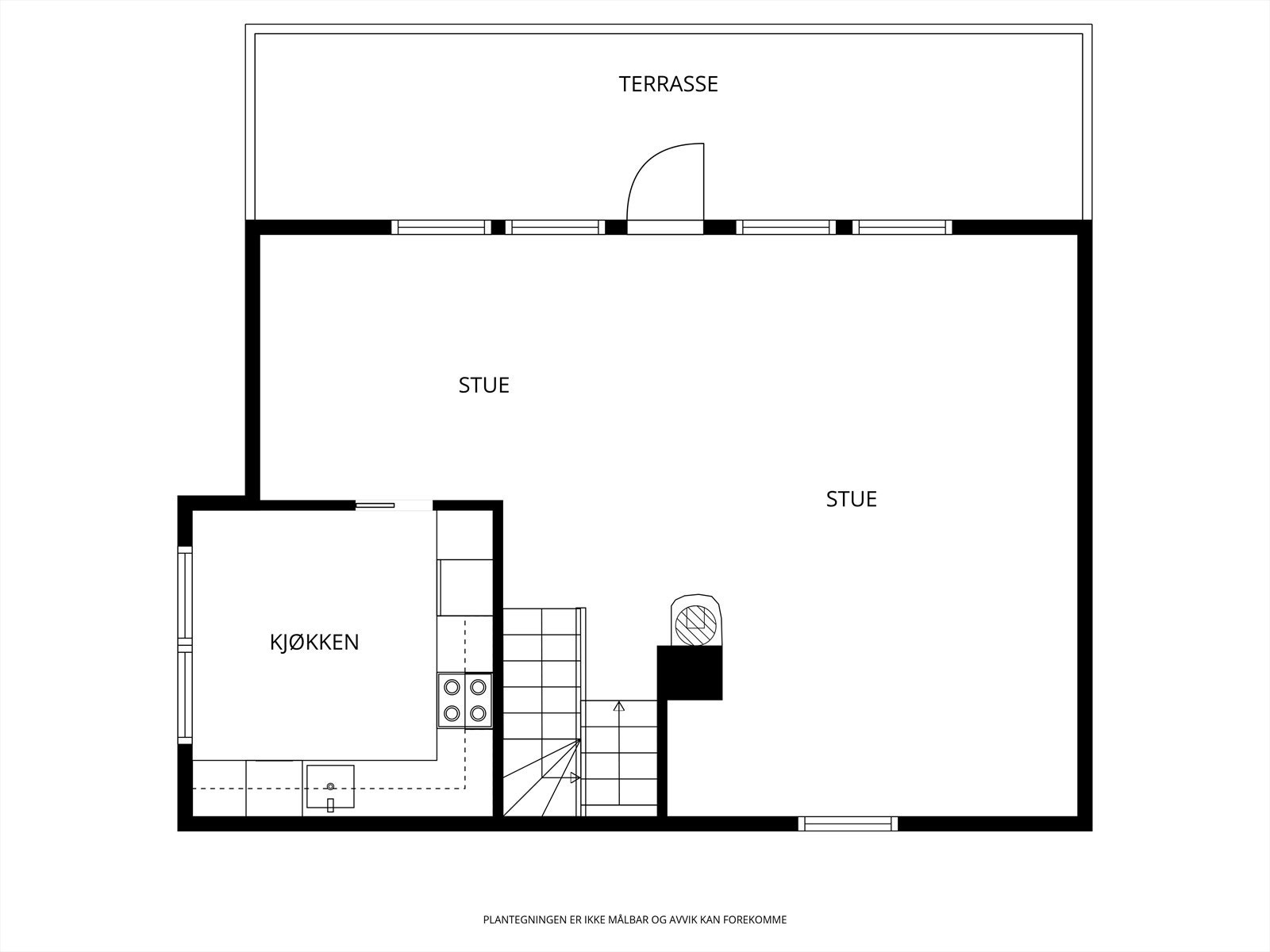 Plantegning første etasje... Galleribilde