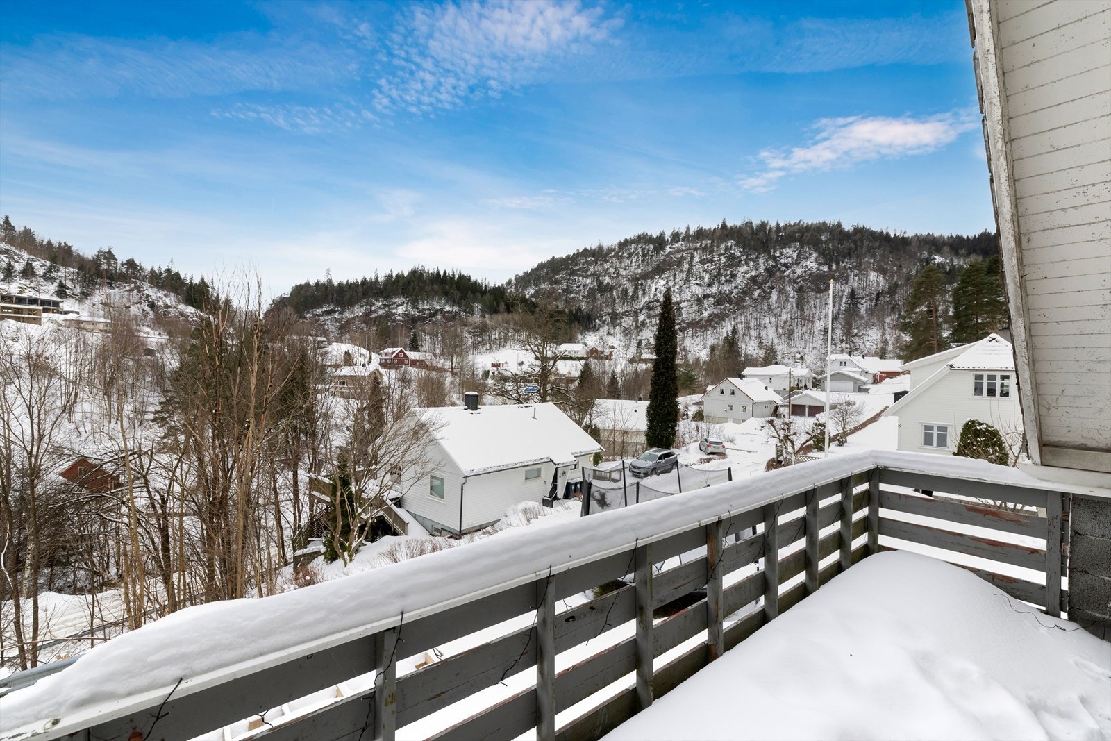 Utsikt fra altanen. Galleribilde