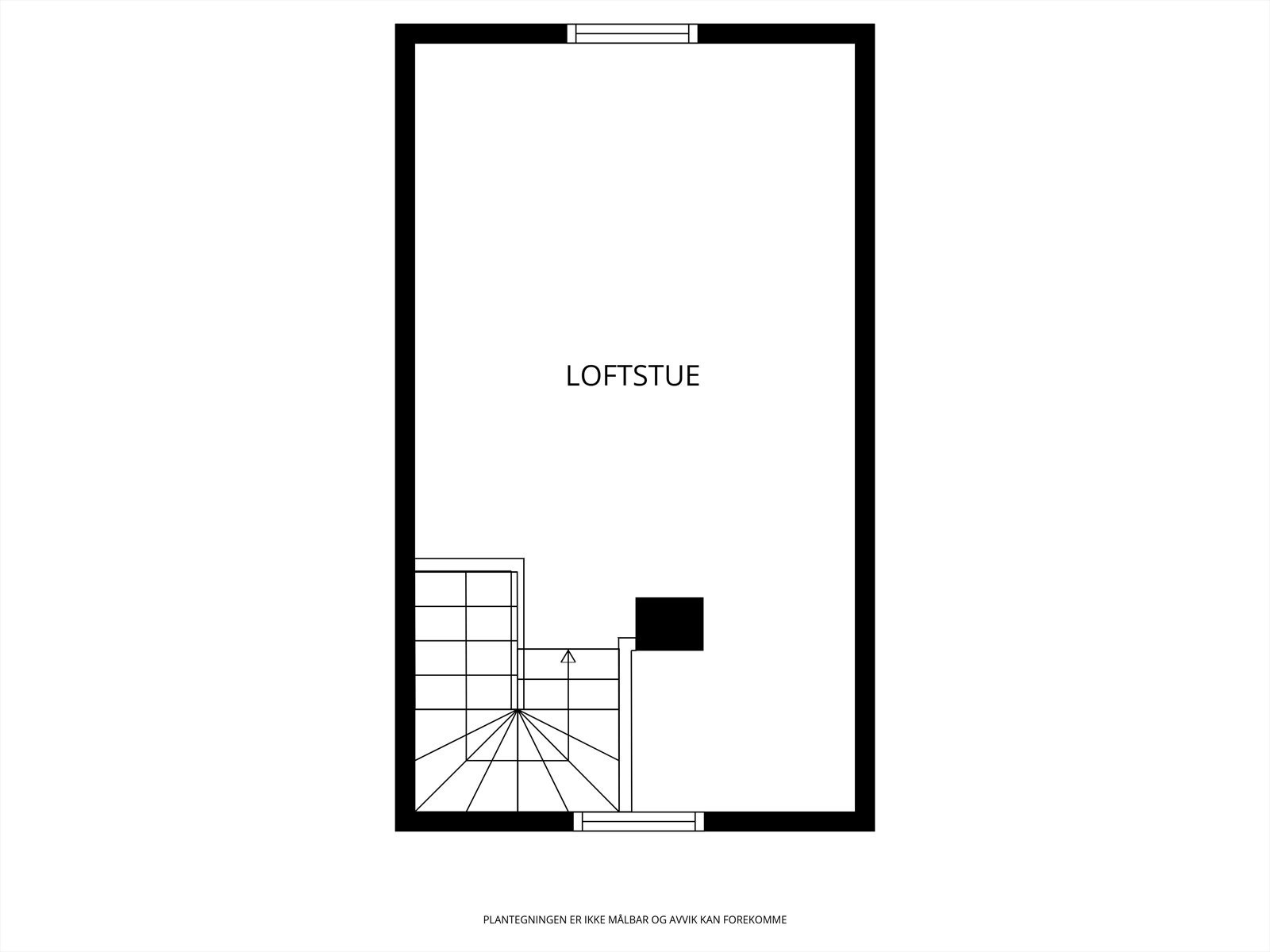 Plantegning andre etasje/ loft... Galleribilde