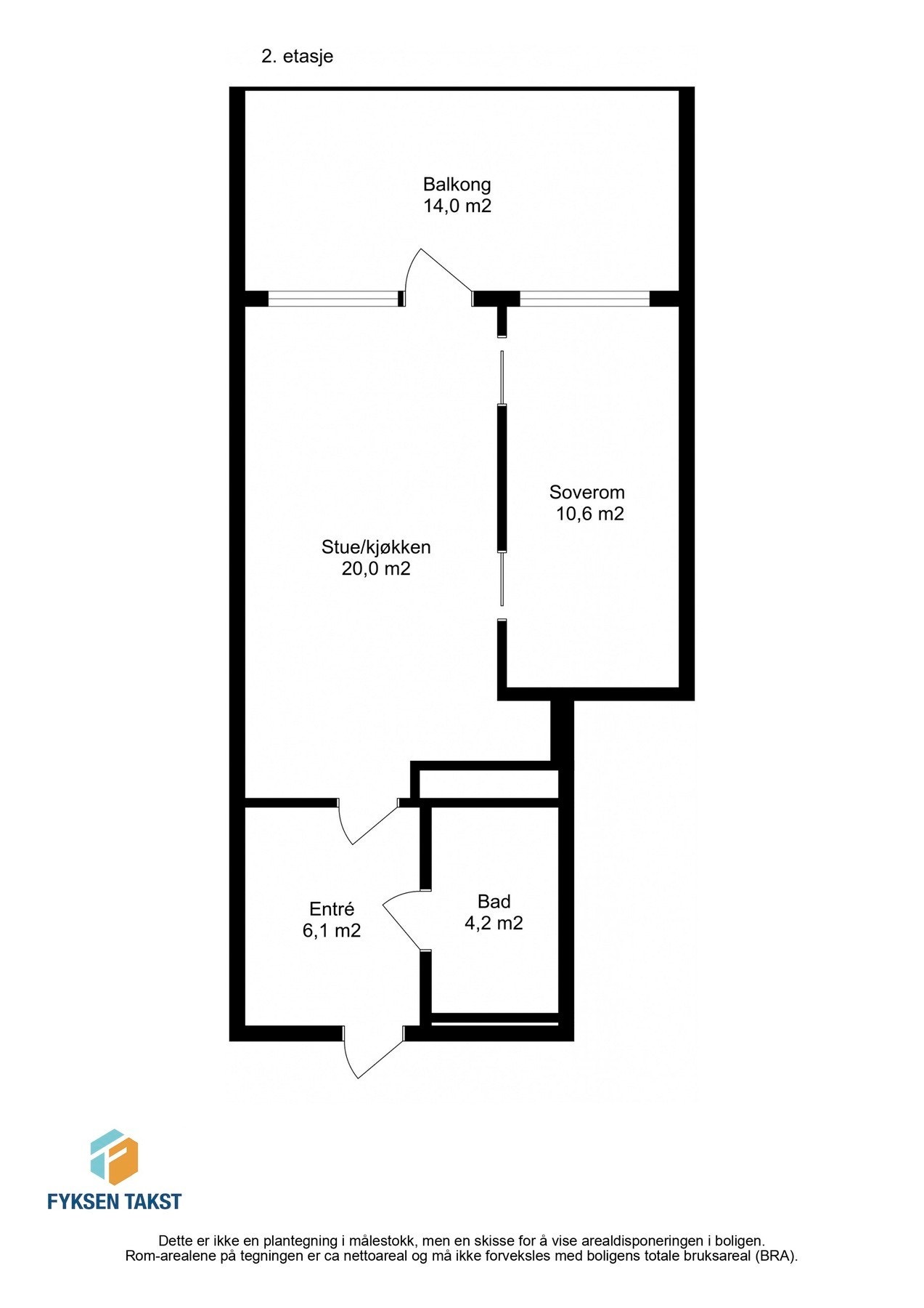 Leiligheten har en særdeles god planløsning i byggets 2.etasje. Galleribilde
