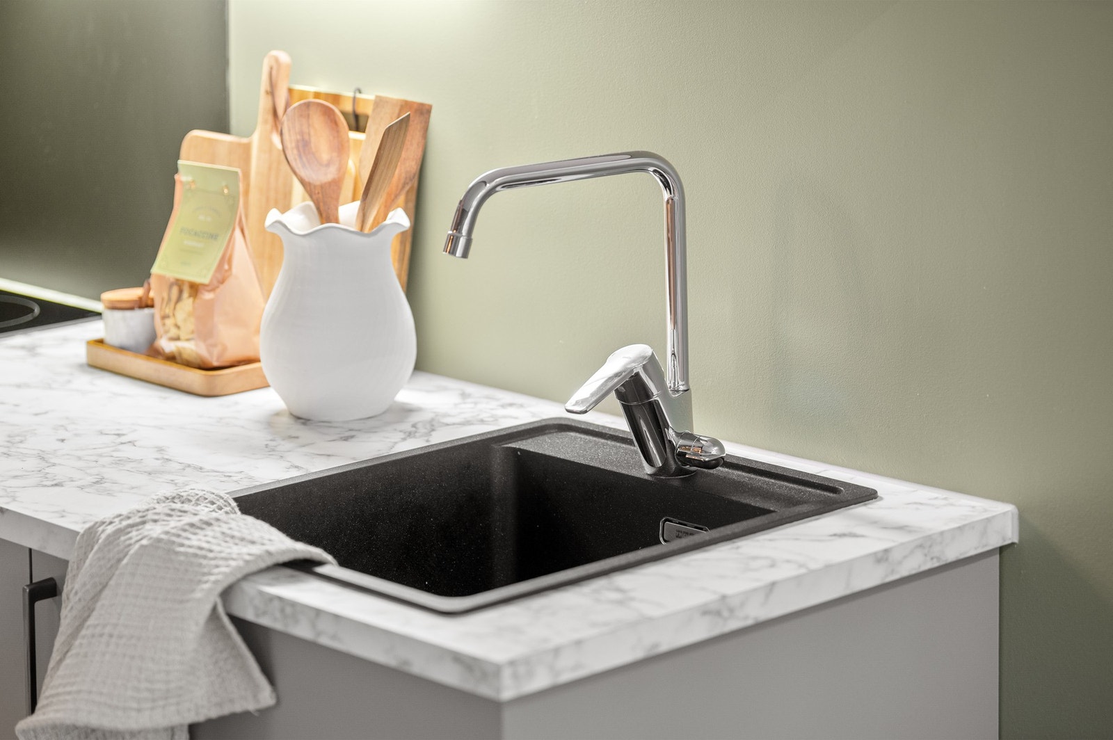 Kjøkkenet holder en særdeles god standard med TG0 i tilstandsrapporten. Galleribilde