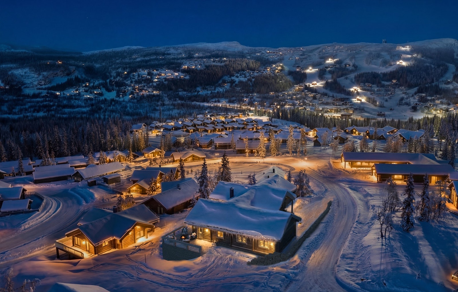 Ski-inn/ut og toppers beliggenhet! (Illustrasjonsfoto, avvik vil forekomme) Galleribilde
