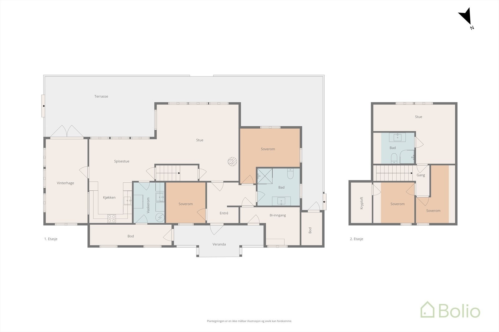 Plantegning Galleribilde