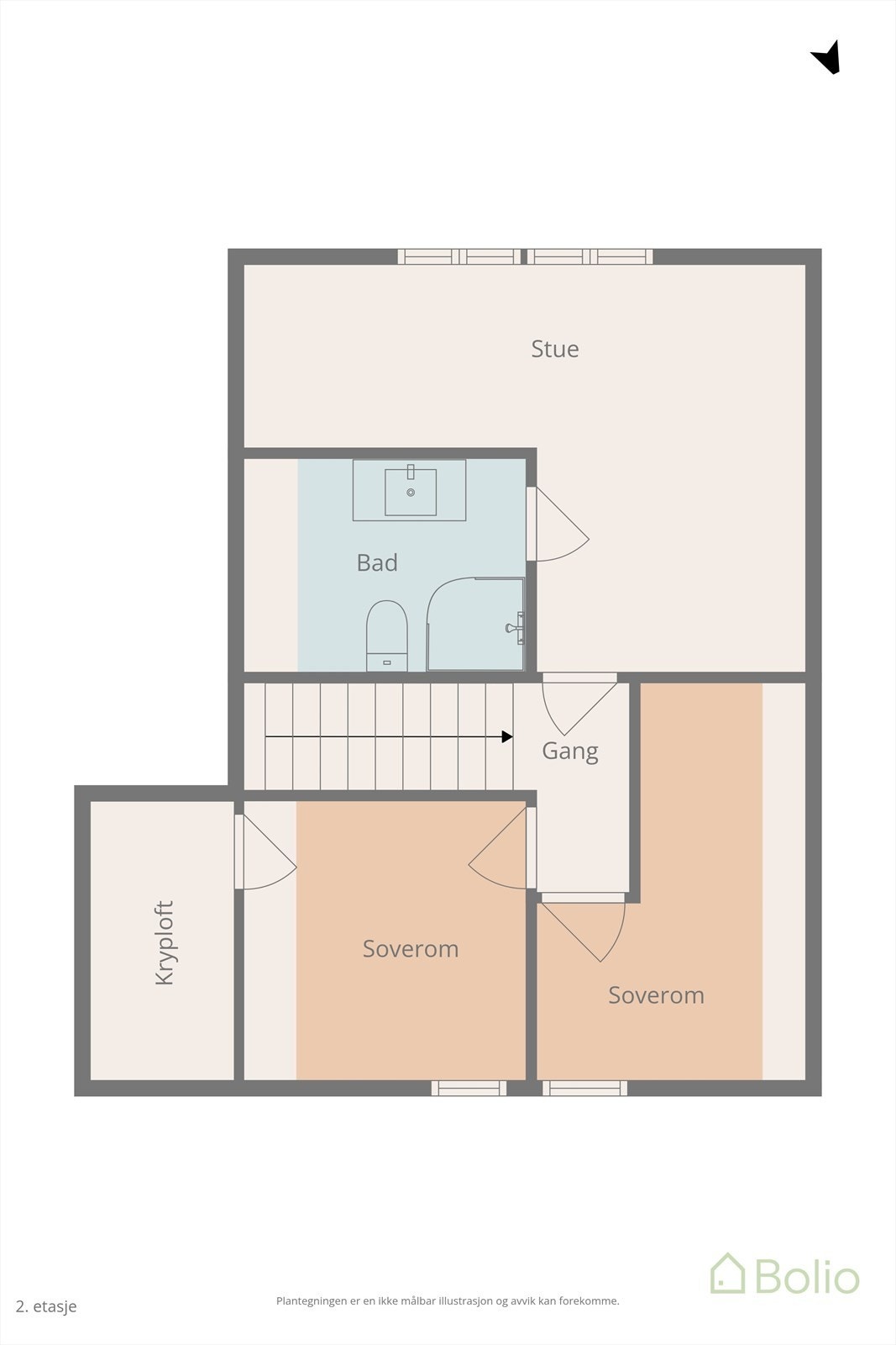 Plantegning Galleribilde