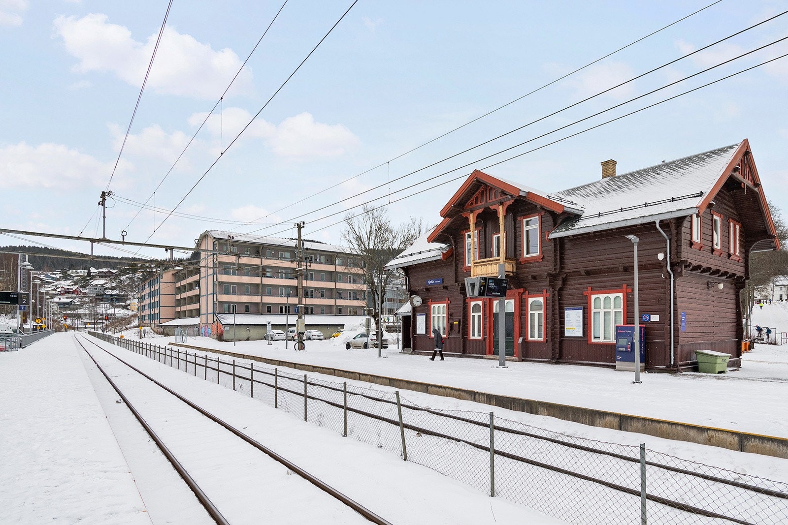 Kjelsås togstasjon. Galleribilde