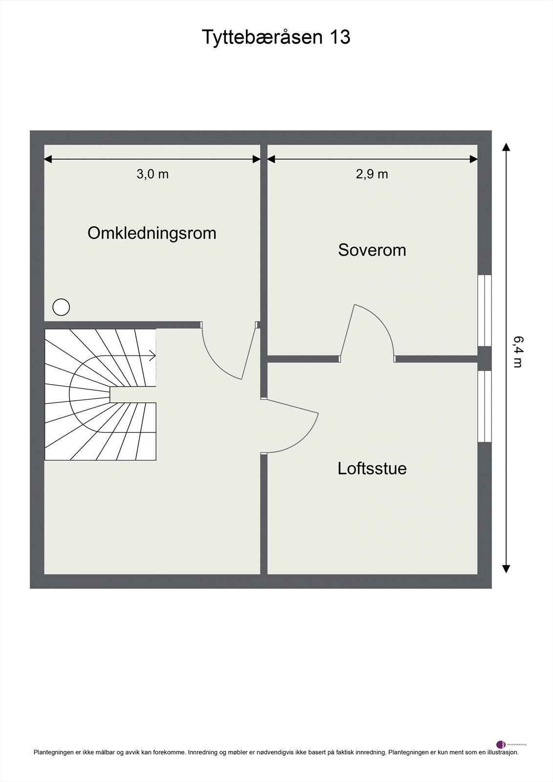 Plantegning 2.etasje. Galleribilde