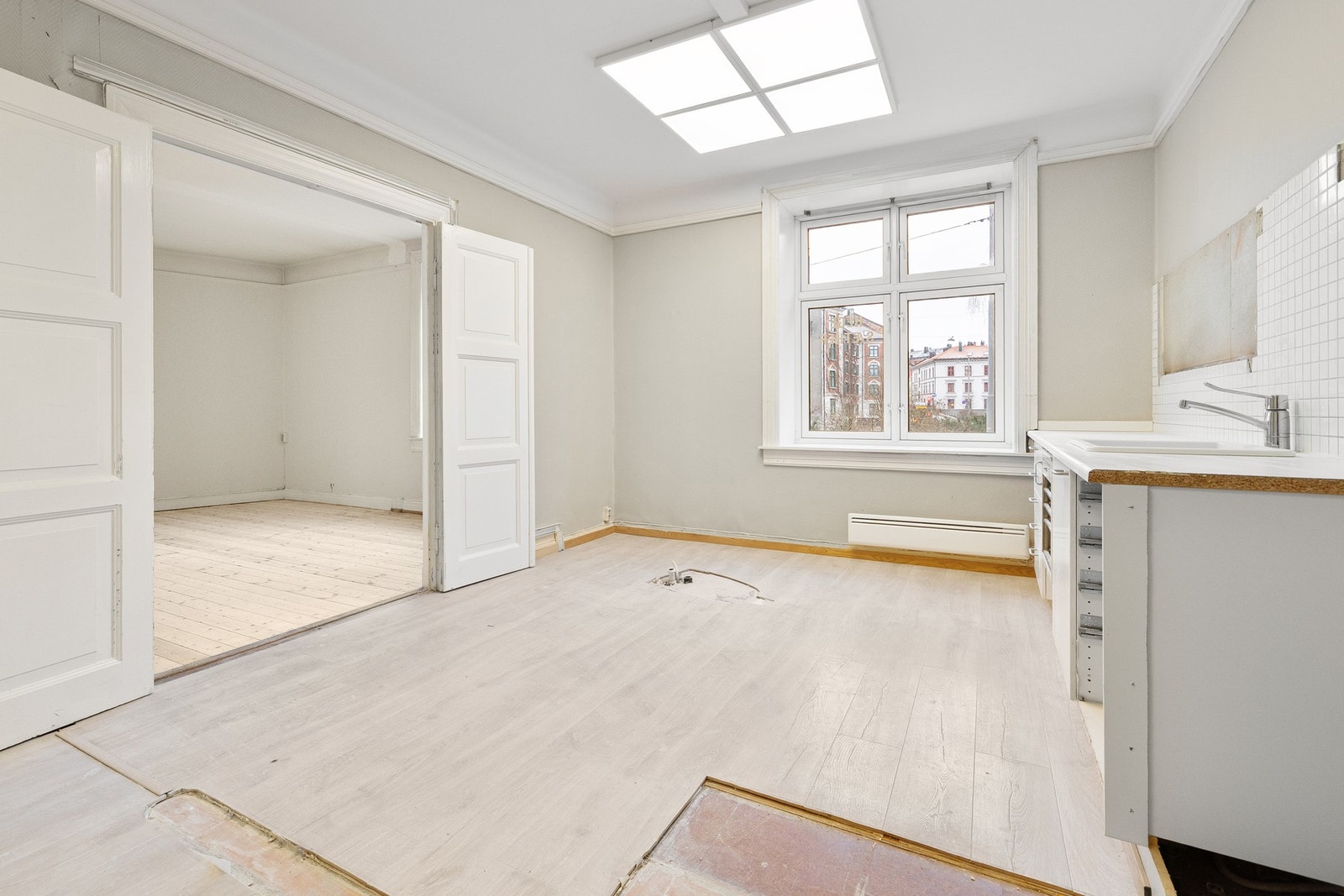 Nydelige doble fløydører. Galleribilde