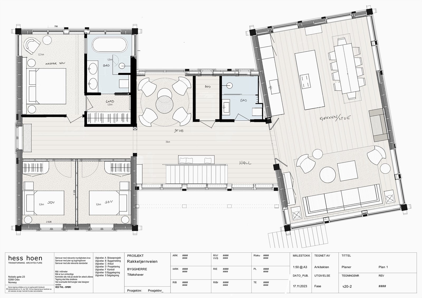 Plantegning førsteetasje Galleribilde