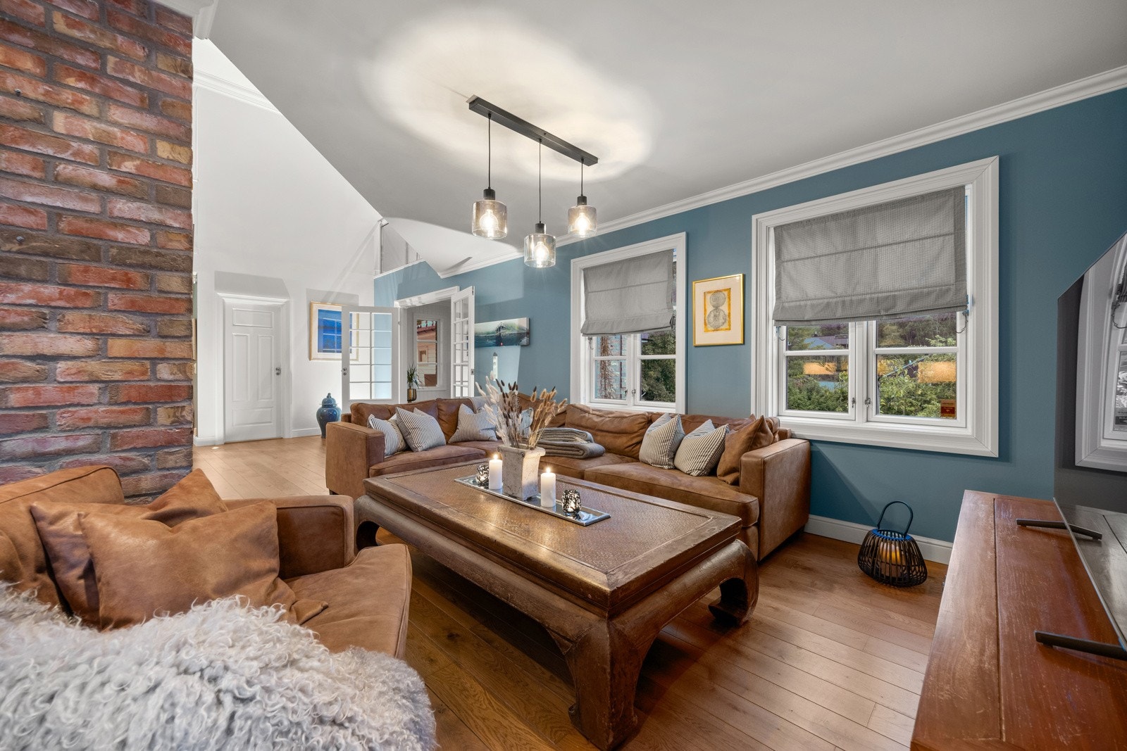 Varme under parkettgulvet. Galleribilde