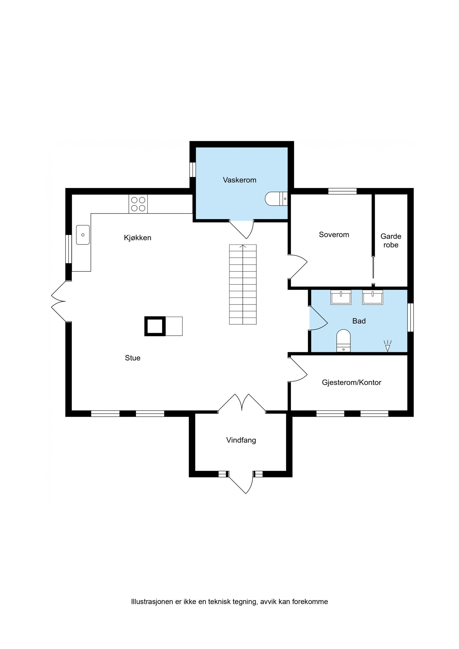 1. etasje. Galleribilde