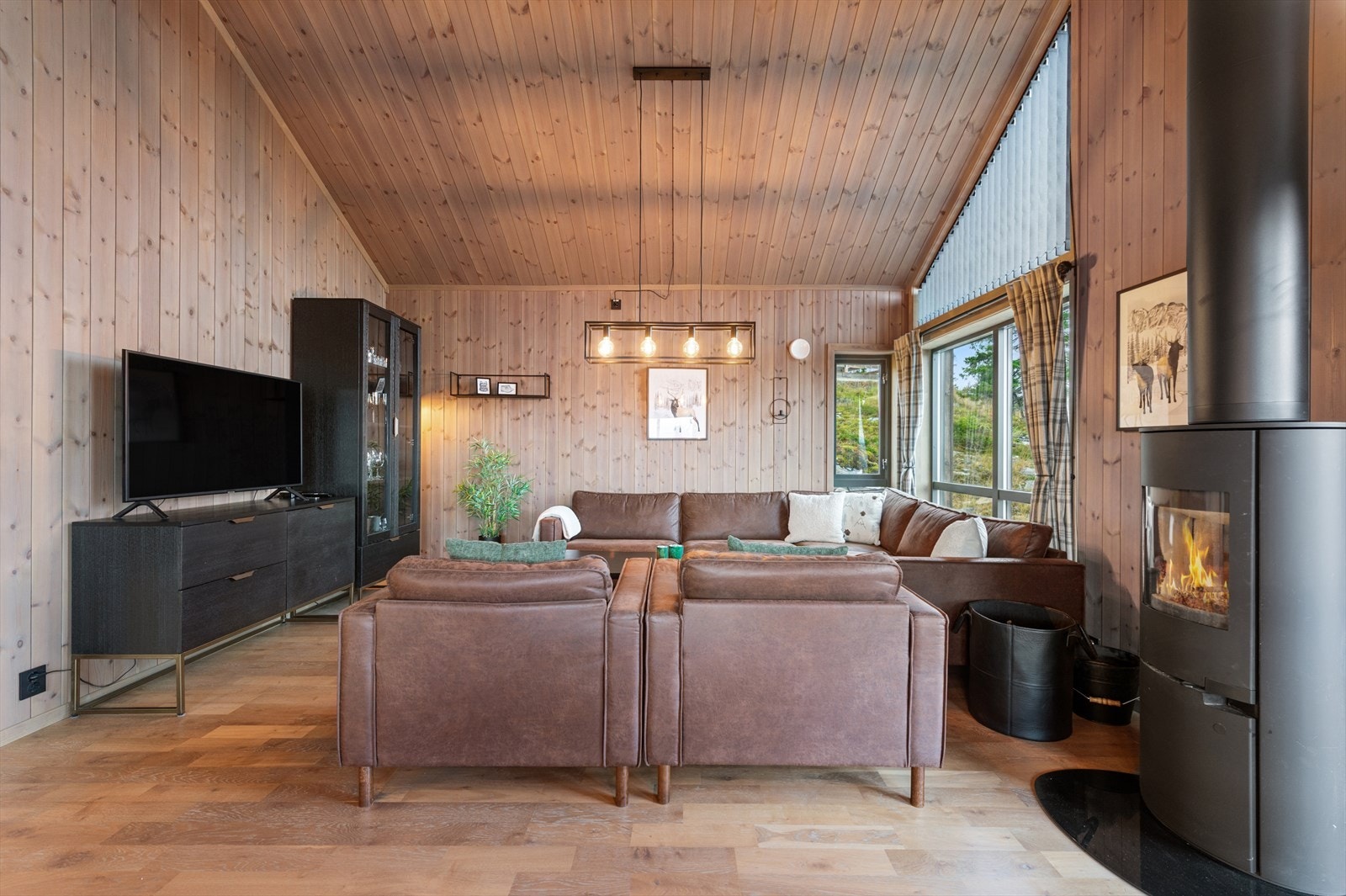 Peisovn gir både varme og stemning. Galleribilde