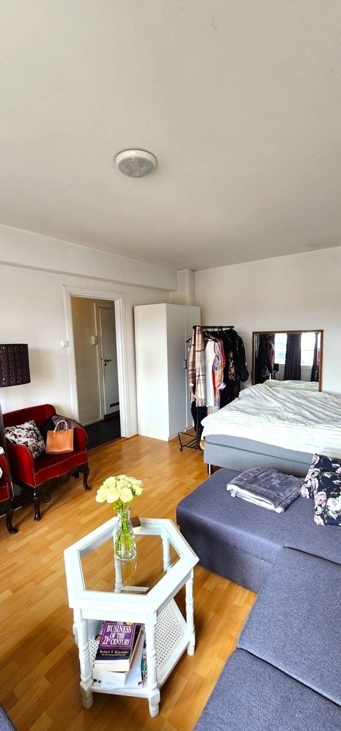 Stue/soverom med tilgang til balkong. Galleribilde