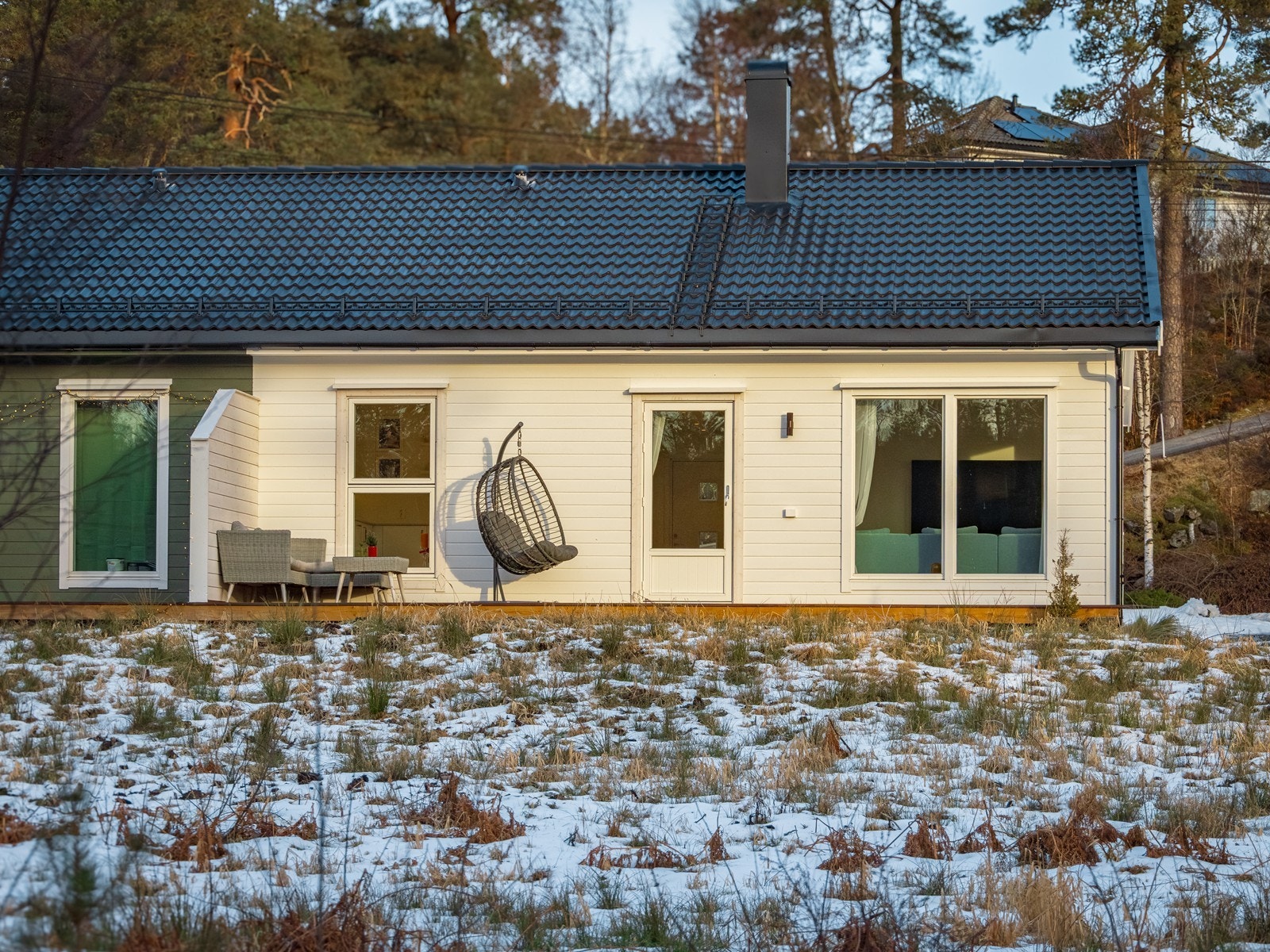 Tomannsboligen er oppført i 2025. Galleribilde