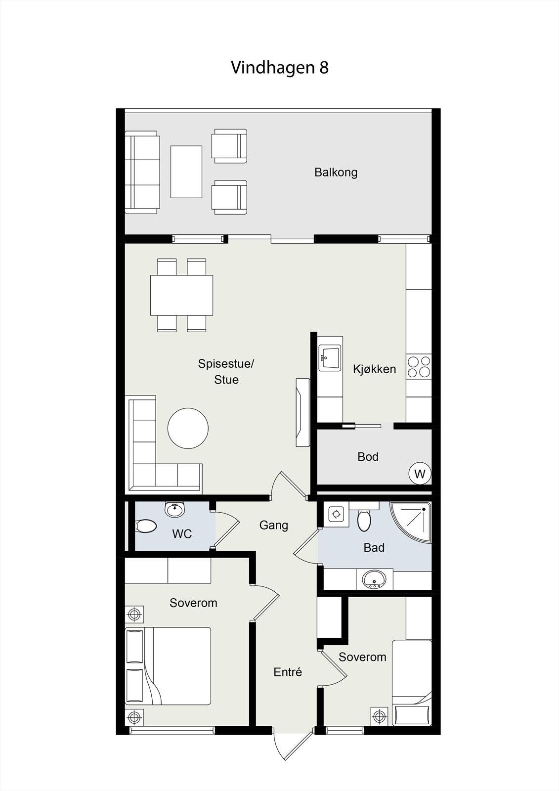 Plantegning Galleribilde