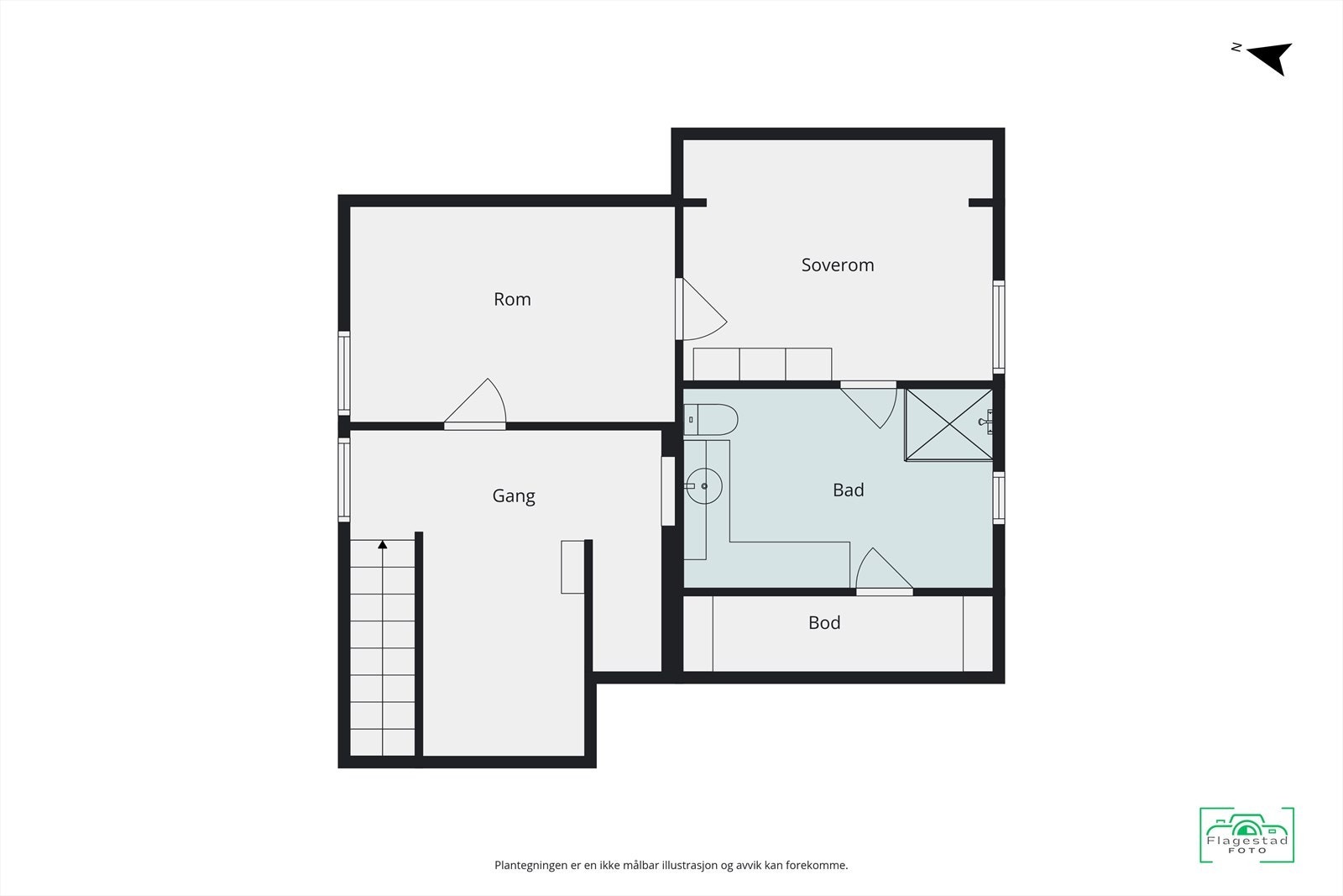 Plantegning 2. etasje Galleribilde