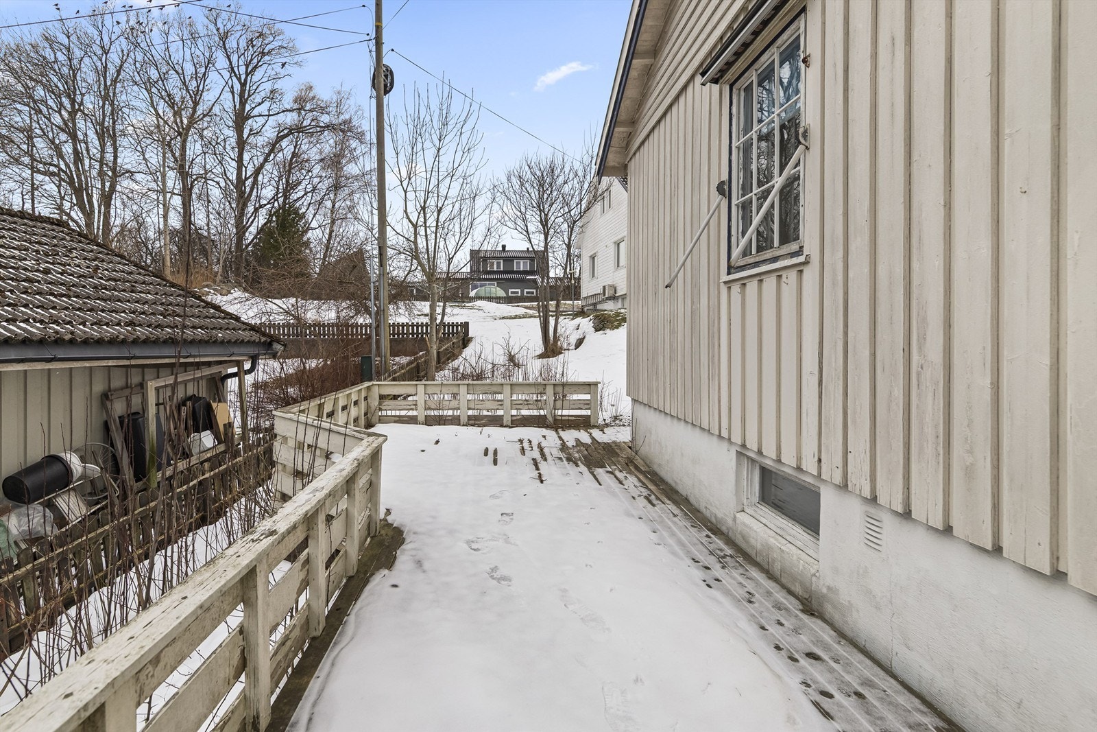 Fasade/terrasse Galleribilde