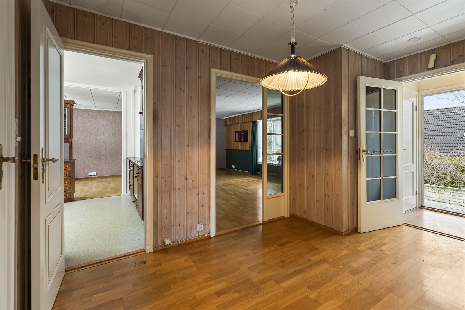 Gangen er knutepunktet til samtlige rom på hovedplanet Galleribilde